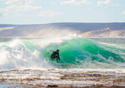 surfing in Kalbarri