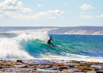 surfing in Kalbarri