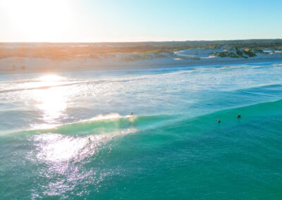 Surfing in Lancelin