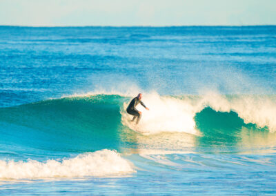 Surfing in Lancelin