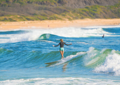surfing in merimbula