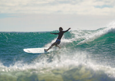 Surfing in Scotts Head