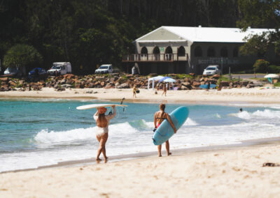Surfing in Scotts Head