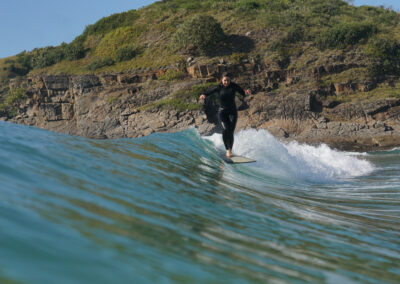 Surfing in Scotts Head