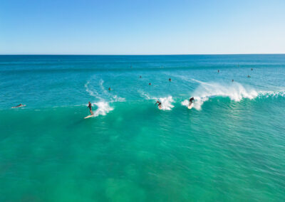 Surfing in Exmouth
