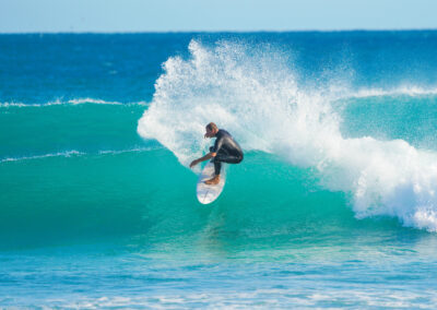 Surfing in Exmouth