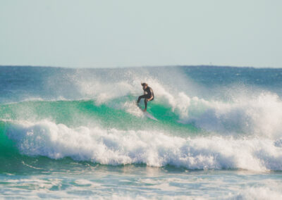 Surfing in Exmouth