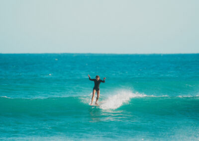 Surfing in Exmouth